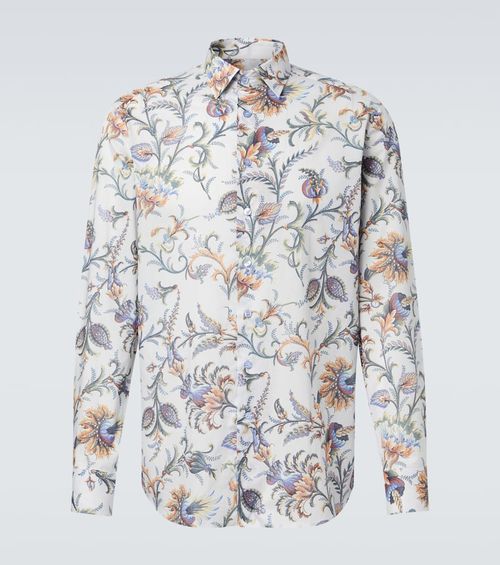 Floral cotton shirt