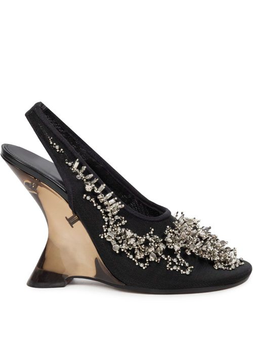 DRIES VAN NOTEN 105mm Bulle pumps - Black