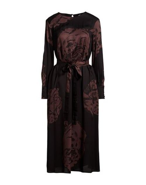 Woman Midi dress Black Size 4 Viscose