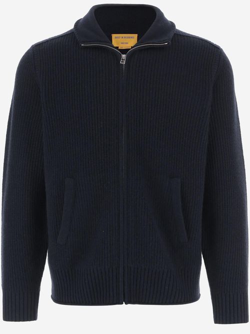 Cashmere Corded Jacket — Navy
