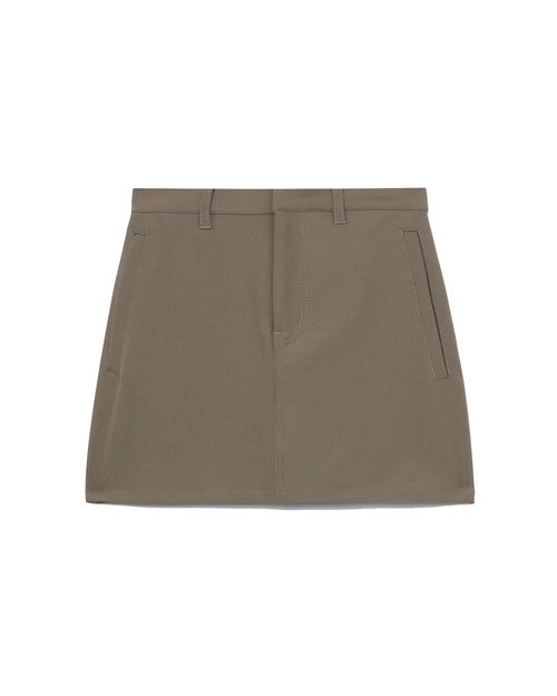 Tailored mini skirt