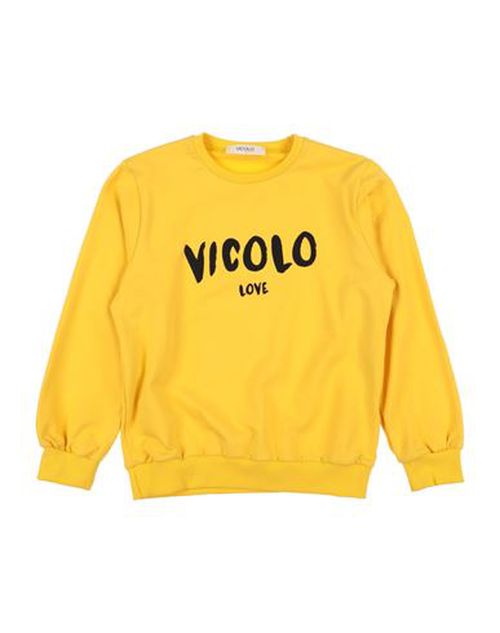 Kid Girl Sweatshirt Yellow Size 12 Cotton, Elastane