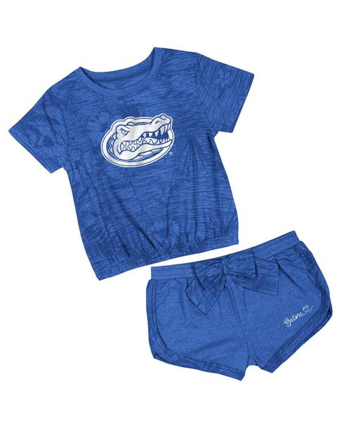 ToddlerÂ 2-Piece Royal Florida Gators Fern T-Shirt and Shorts Set - Royal