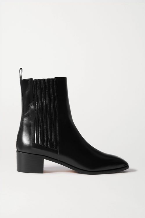 Neil Leather Chelsea Boots - Black