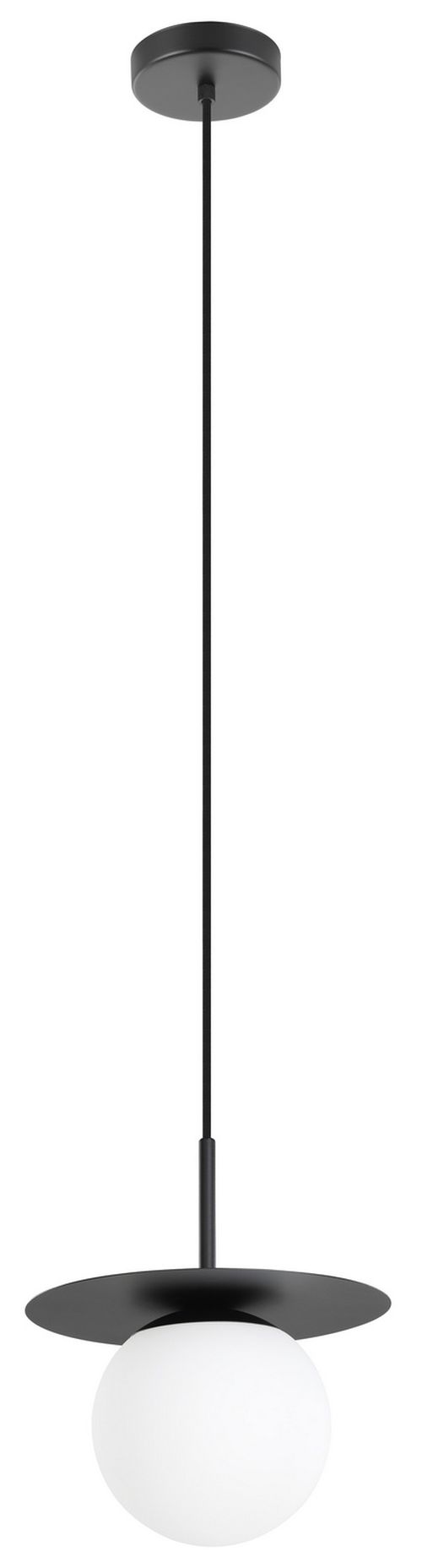 Structured Black One Light Mini Pendant from the Arenales Collection