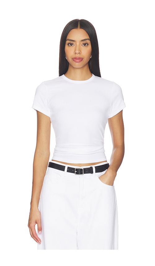 CLYQUE Morgan Tee in White. - S also in
