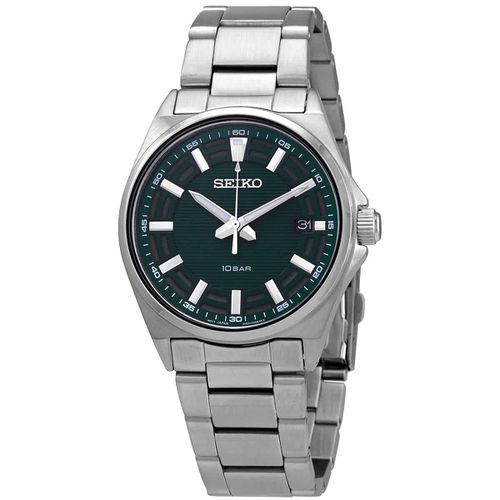 Quartz Green Dial Stainless Steel Mens Watch SUR503P1