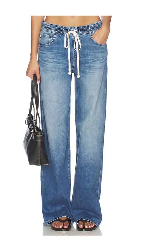 AG Jeans Adria Wide Cinched in Blue. L. Also in M, S