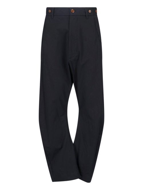 Men's Cotton-Blend Stretch Trousers