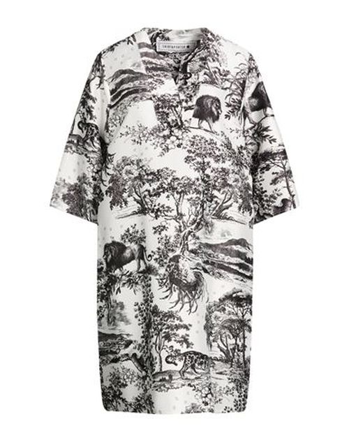 Woman Mini dress White Size 10 Polyester
