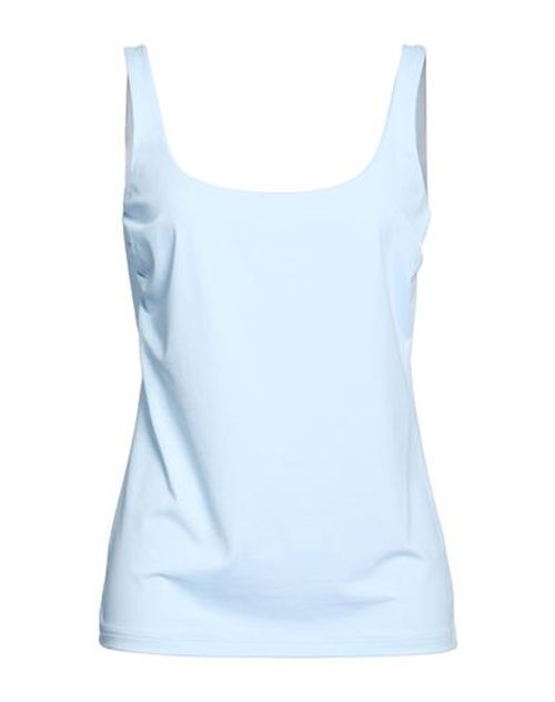 Woman Tank top Sky blue Size S Polyamide, Elastane