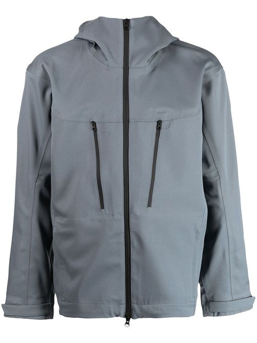 Wool zip-up jacket - Grey