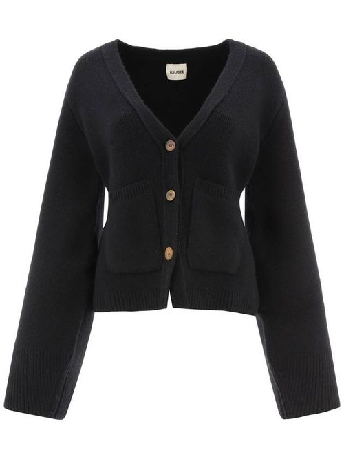 The Scarlet cashmere cardigan - Black