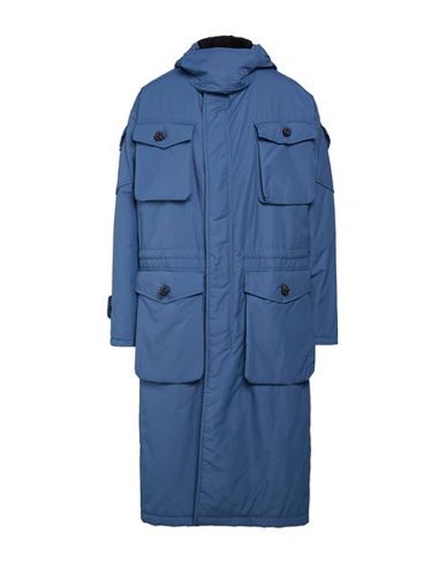 Man Overcoat & Trench Coat Light blue Size 38 Nylon