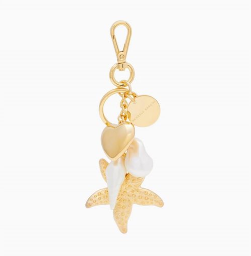 Women's Beach Key Chain In Gold