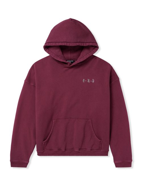 Logo-Print Cotton-Jersey Hoodie