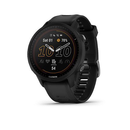 Forerunner 955 Solar GPS Smartwatch 47 mm Fiber-reinforced polymer - Black