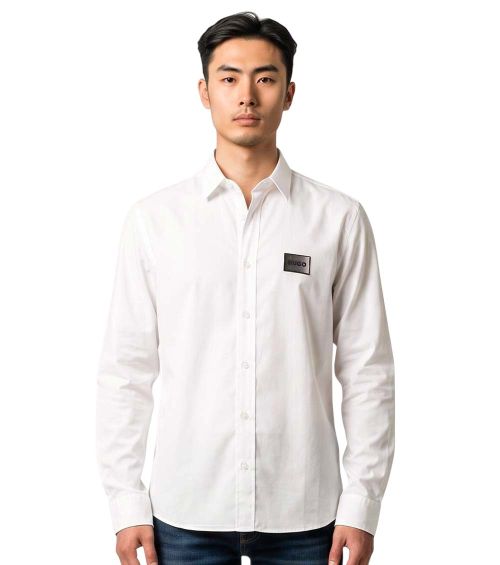 White Regular Logo Shirt