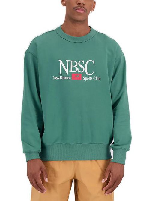 New Balance Logo-Printed Crewneck Sweatshirt