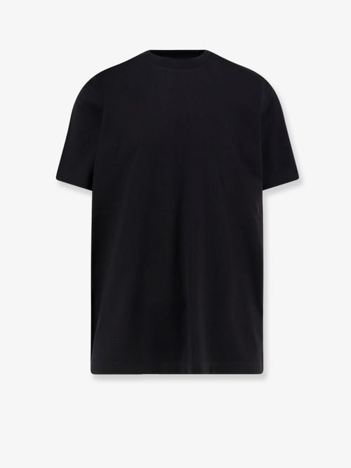 Crew Neck Cotton T-Shirt — Black