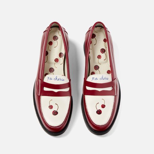 Women's Wilde Cherry Red Penny Loafer