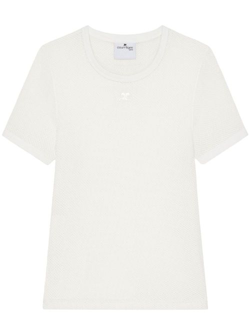 COURRÈGES- Logo Cotton T-shirt