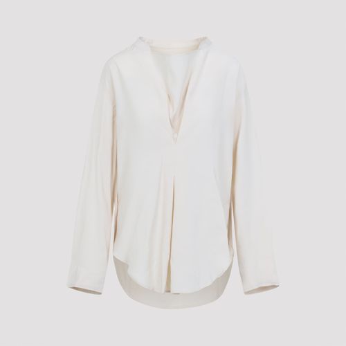 Elegant Draped Neck Top for Women
