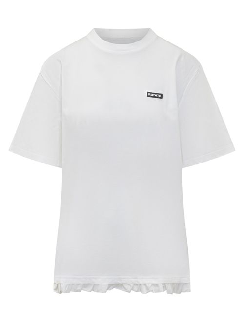 White Logo Crew Neck T-Shirt