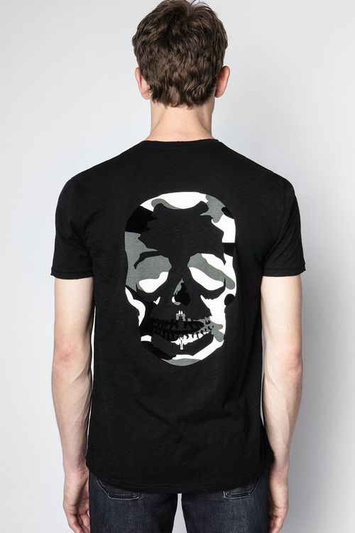 Distressed burnout T-shirt - White