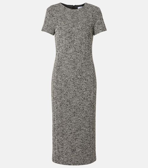 Giugno cotton and wool-blend midi dress
