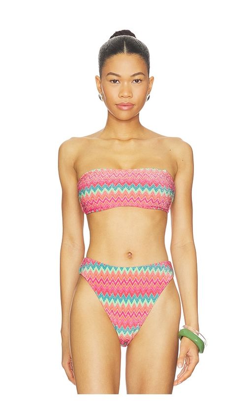 BEACH RIOT Kelsey Bikini Top in Pink. - L also in M, S