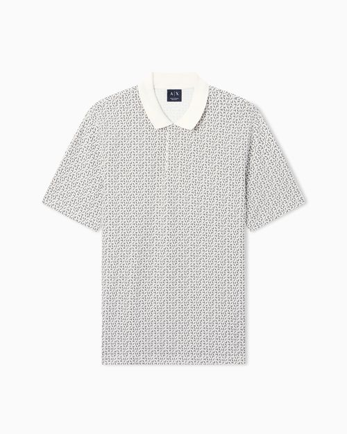Regular fit polo shirt in stretch cotton piqué