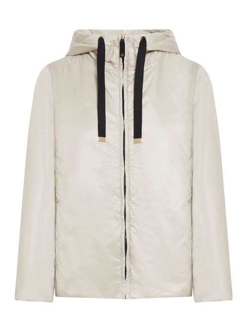 PADDED JACKET WITH HOOD IN WATERPROOF CANVAS - Max Mara The Cube - Woman