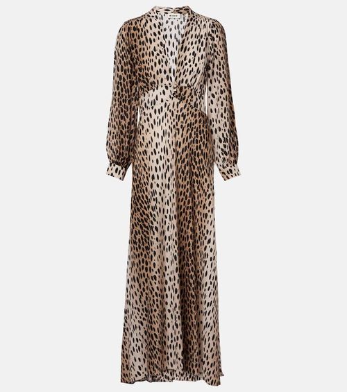 Emory printed silk maxi dress