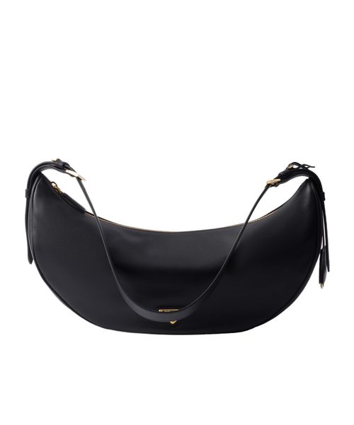 Prada Demi-lune large leather shoulder bag