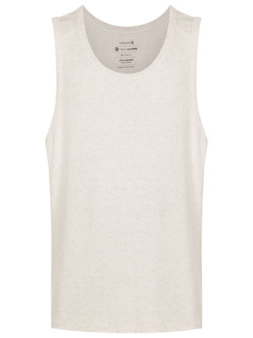 Ribbed Yogue sleeveless tank top - Neutrals