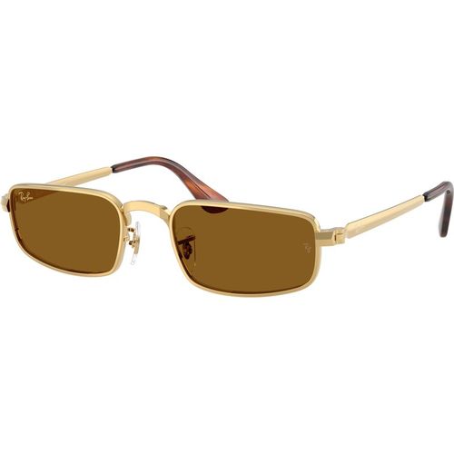 Ray - Ban Unisex Ray - Ban A$AP Rocky RB3927 001/33 Gafas de sol Metal Oro Marrón Pillow Norma