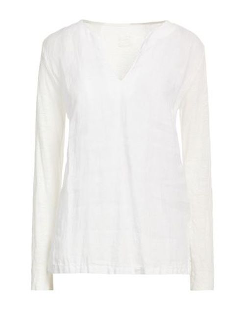 Woman Top Off white Size S Linen