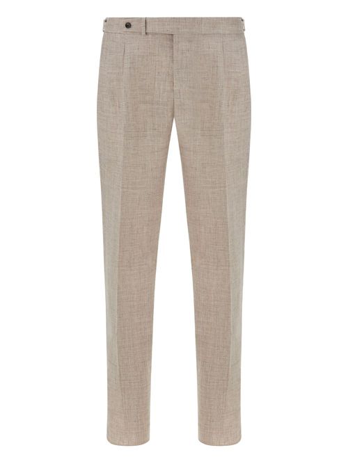 Boggi Milano Pure Linen Trousers - Neutrals