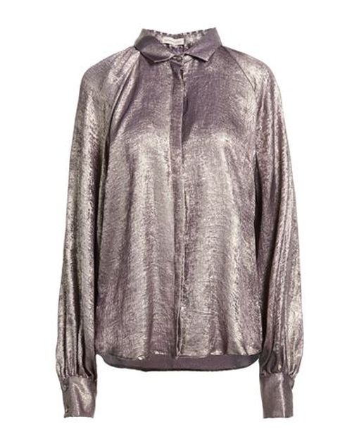 Woman Shirt Purple Size 10 Polyester