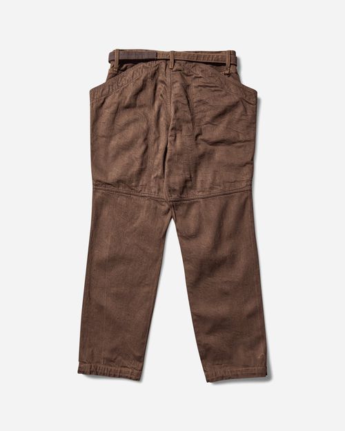 Men s Denim Pants Brown