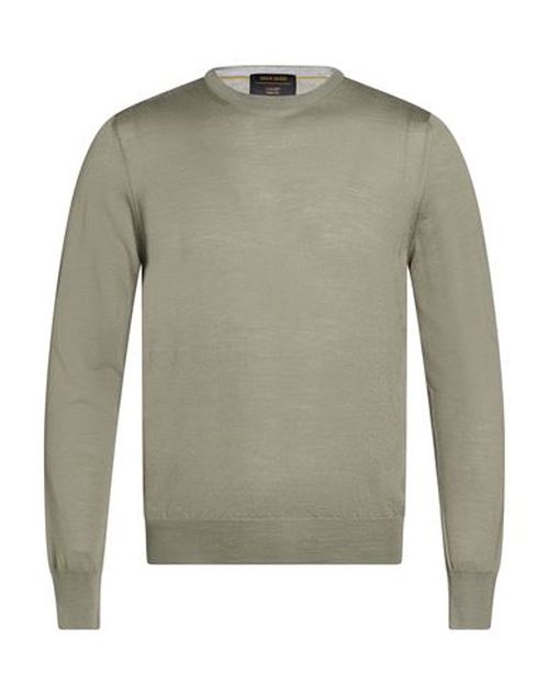 Man Sweater Sage green Size 48 Virgin Wool