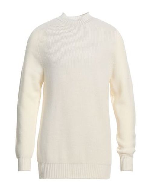 Man Turtleneck Cream Size 44 Virgin Wool