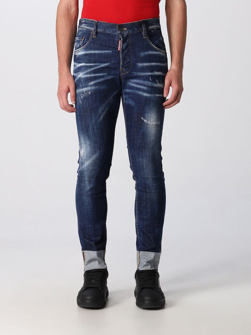 Pants Men color Navy