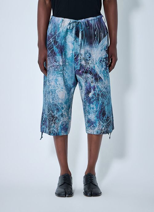 Drawstring Cropped Shorts