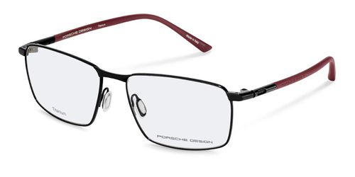 Porsche Design P8766 A000 Men's Eyeglasses Black Size 56 (Frame Only) - Blue Light Block Available