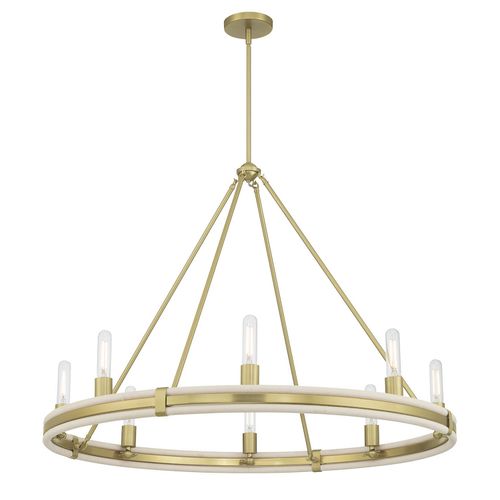 Vintage Brass Chandelier from the Rovessa Collection