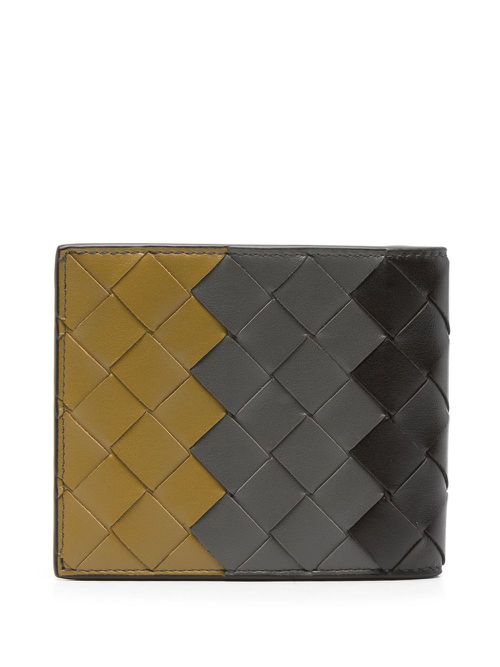 Intrecciato Bi-Fold Wallet - Men's - Calf Leather