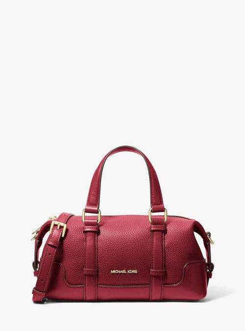 Michael Kors Teddi Extra-Small Textured Slouchy Crossbody Bag in Red - One Size by