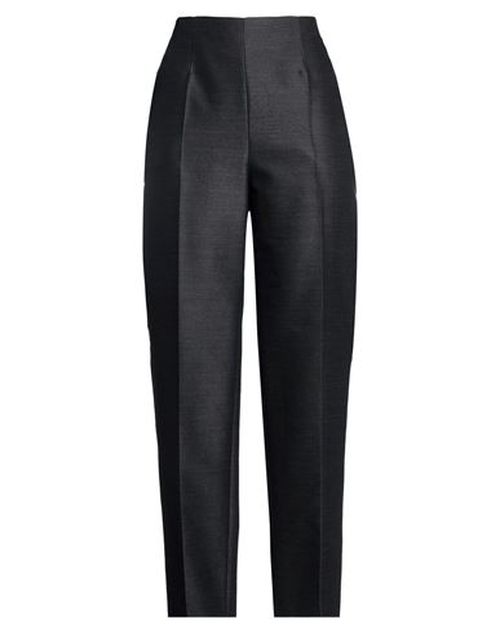 Woman Pants Charcoal Size 8 Virgin Wool, Silk
